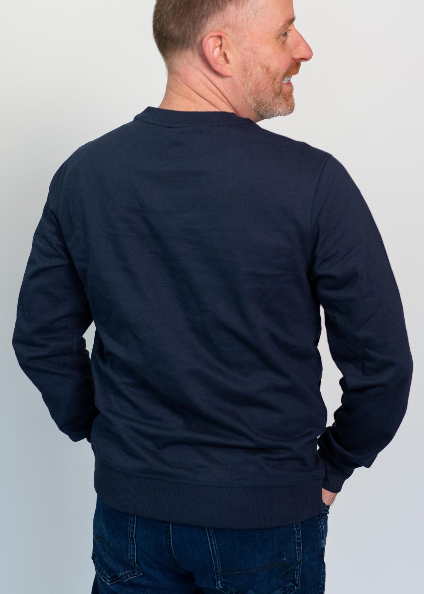 Navy Crewneck Sweatshirt